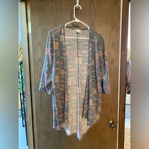 LuLaRoe Lindsay Kimono/Wrap Size Medium